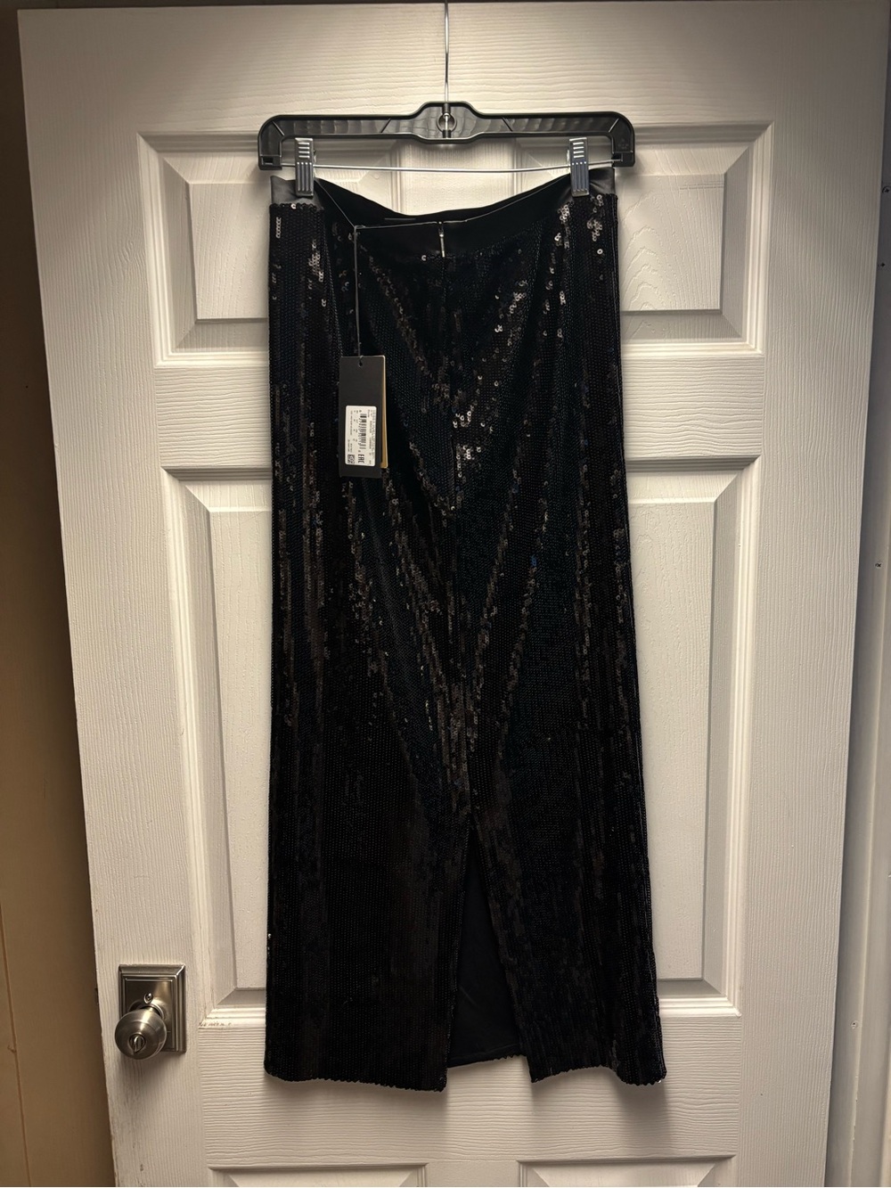 BOSS by Hugo Boss… Black Sequin Skirt - Women's Elegant Evening Skirt sz M